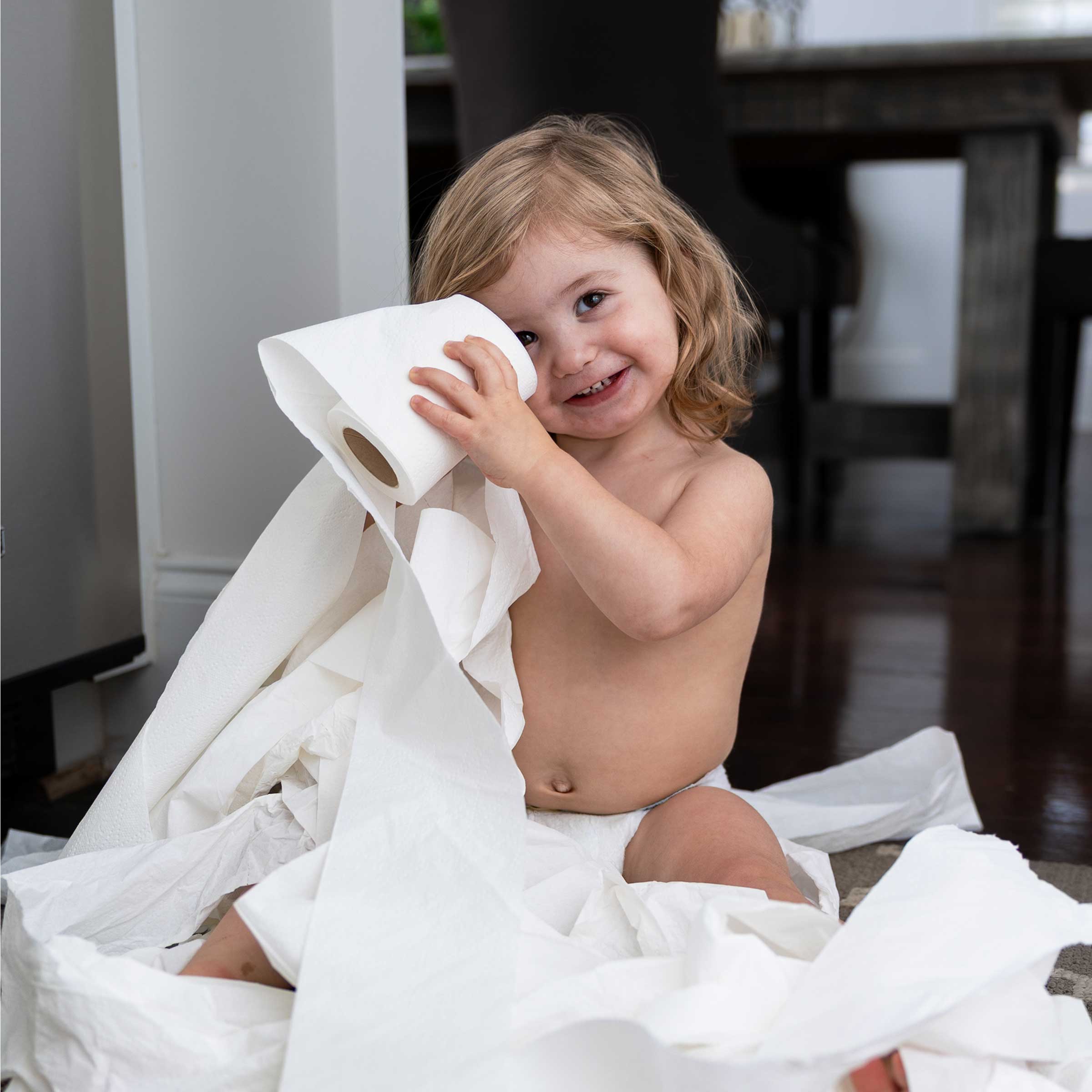 Bamboo Toilet Paper - Chemical Free, Septic Safe, 3-Ply Bulk